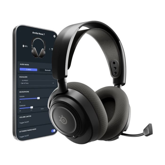 Наушники SteelSeries Arctis Nova 7P Gen 2 Wireless Black (61744) изображение 7