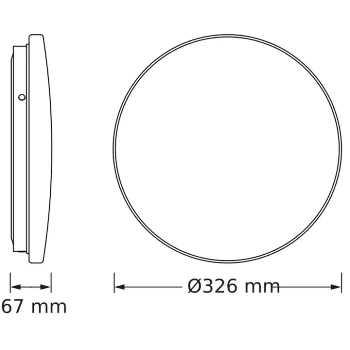 Светильник Osram CEILING ROUND 18W 840 IP44 (4099854647628) изображение 3
