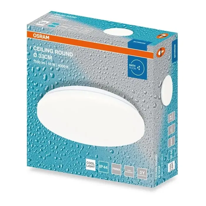 Світильник Osram CEILING ROUND 18W 840 IP44 (4099854647628) зображення 4