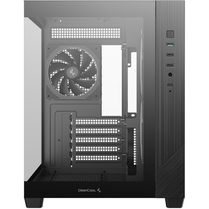Корпус для ПК Deepcool CG330 3F Black (R-CG330-BKNGM3-G) изображение 2