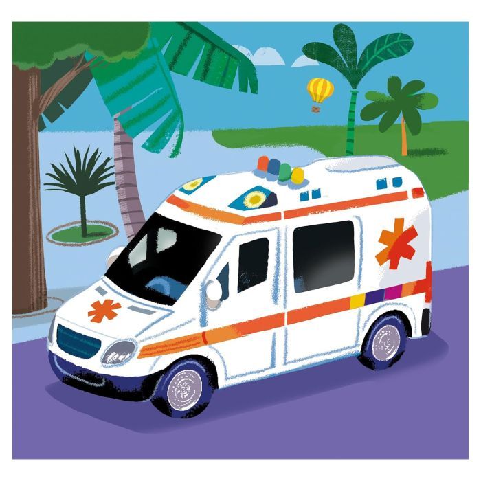 Пазл Clementoni Rescue Vehicles 3 шт по 48 елементів (25318.00) зображення 3