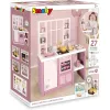 Игровой набор Smoby Интерактивная кухня Лофт с аксессуарами и звуковым эффектом, розовая (7600312602) изображение 4