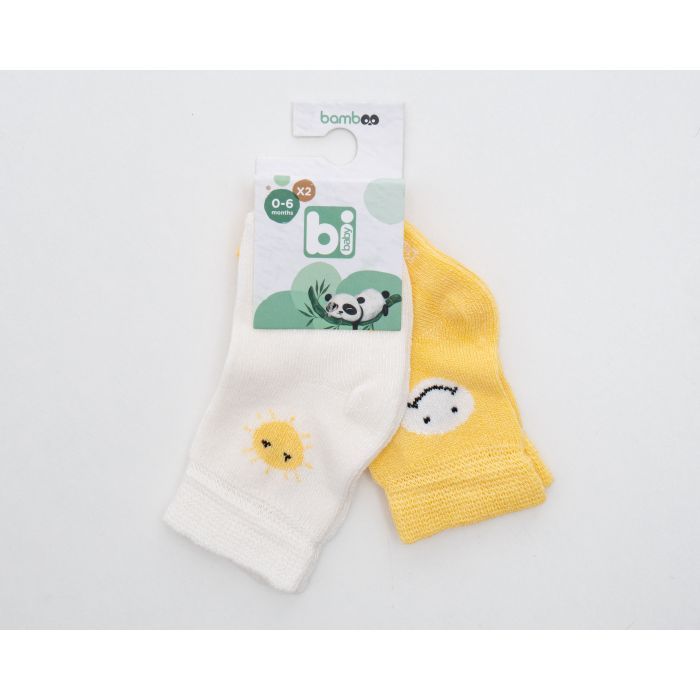 Носки детские Bibaby с солнышком (68384-6-12-yellow) изображение 3