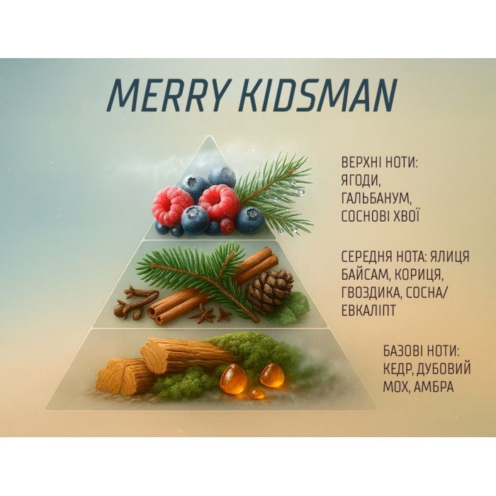 Ароматизатор для автомобіля VITOL Home Sticks Merry Kidsman 130 мл (VHS04) зображення 10
