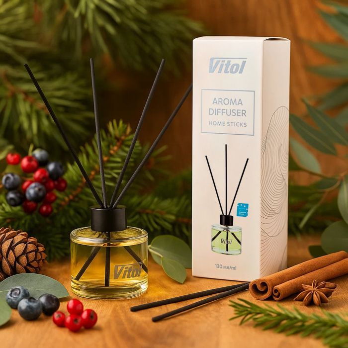 Ароматизатор для автомобіля VITOL Home Sticks Merry Kidsman 130 мл (VHS04) зображення 6