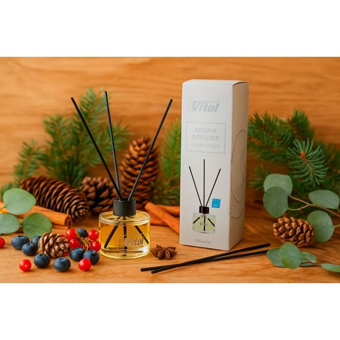 Ароматизатор для автомобіля VITOL Home Sticks Merry Kidsman 130 мл (VHS04) зображення 8