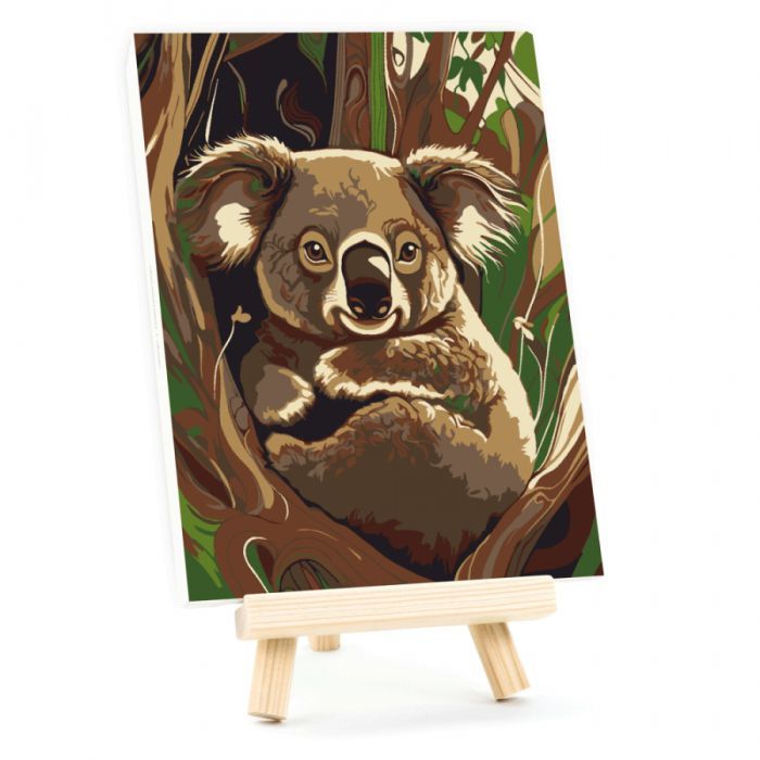 Картина по номерам Rosa Коала, 15х20см, з мольбертом (4823098548676) изображение 3