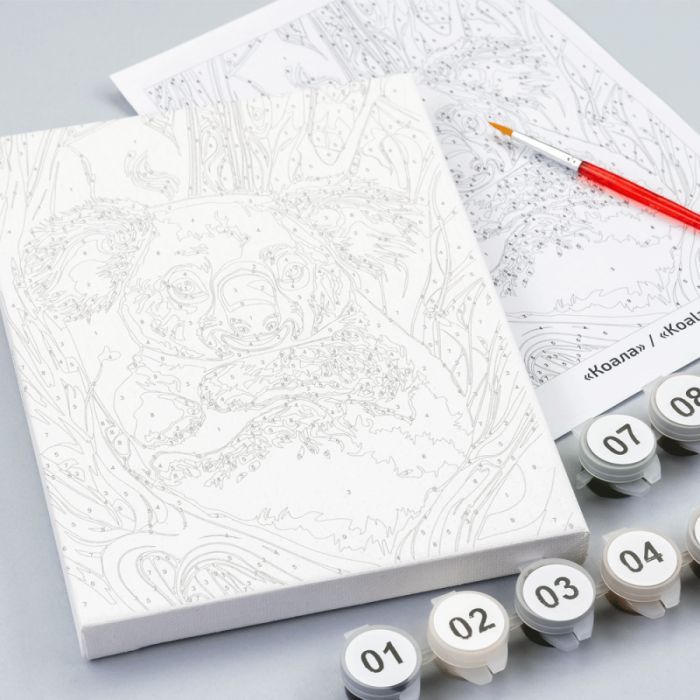 Картина по номерам Rosa Коала, 15х20см, з мольбертом (4823098548676) изображение 4