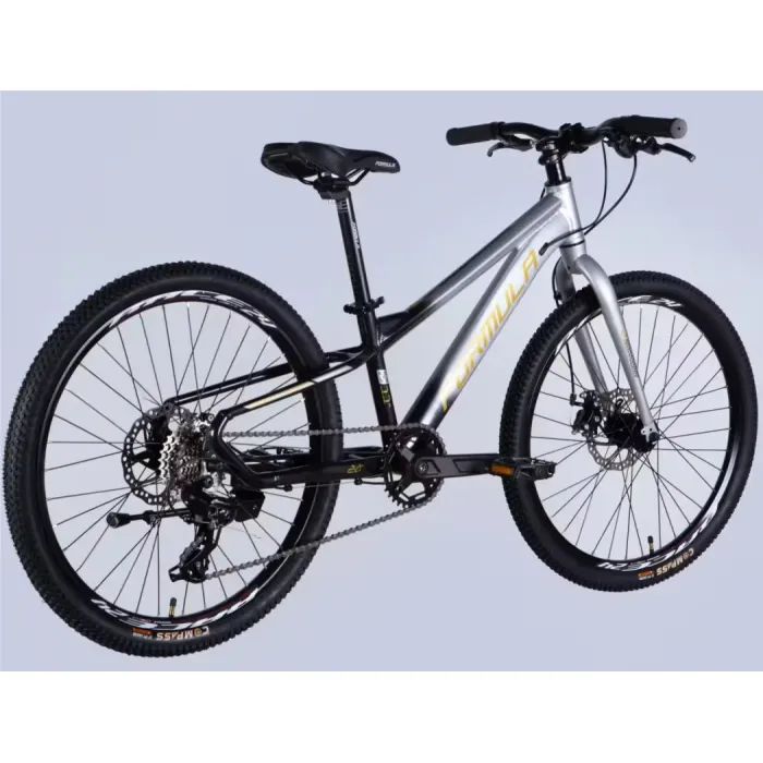 Велосипед Formula 24" F-1 DD рама-11" AL 2026 сріблясто-чорний (OPS-FR-24-452) зображення 3