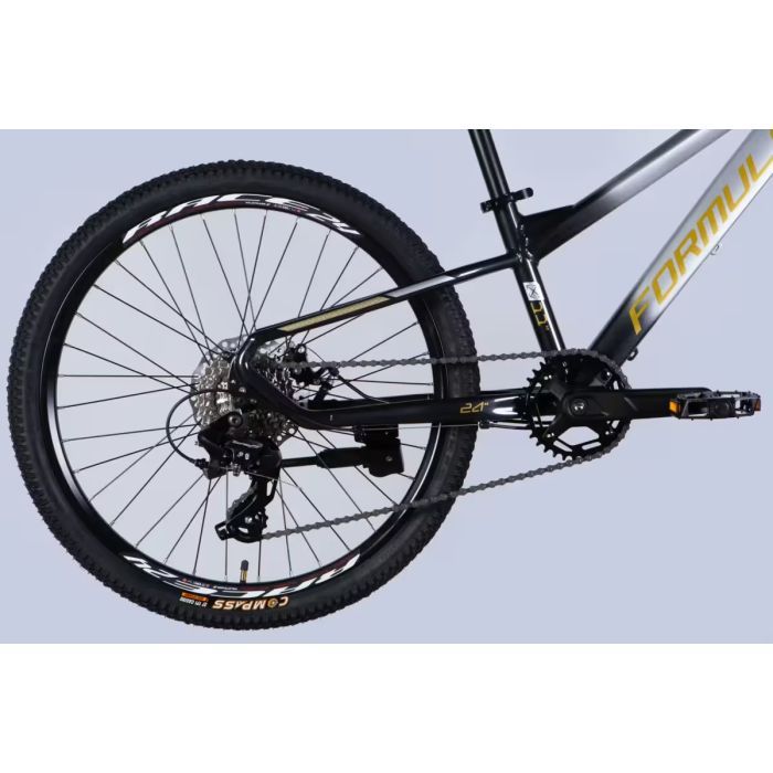 Велосипед Formula 24" F-1 DD рама-11" AL 2026 сріблясто-чорний (OPS-FR-24-452) зображення 5