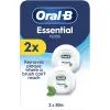 Зубная нить Oral-B Essential Floss Мятная Вощеная 2 катушки по 50 м (8006530045995)