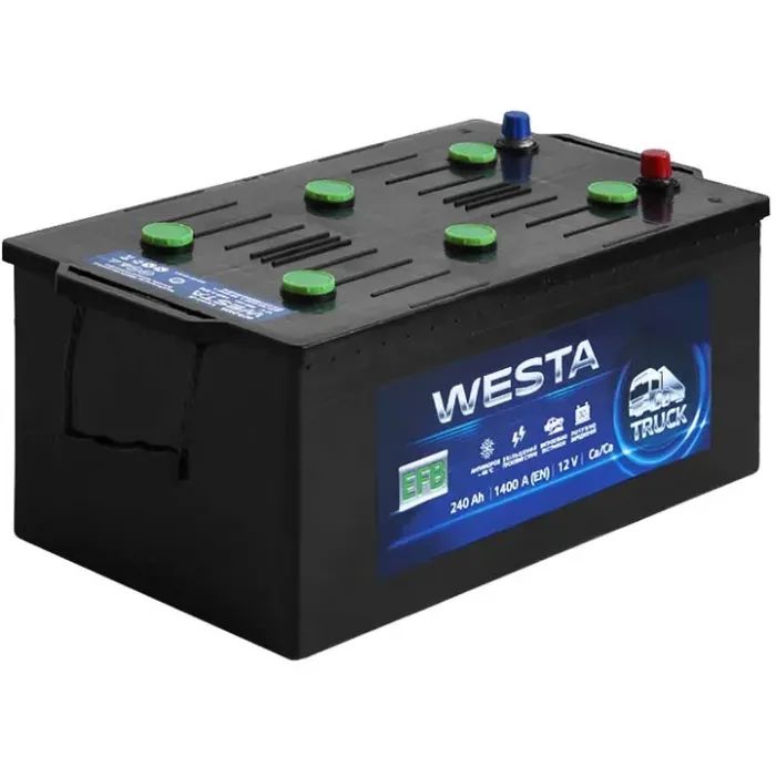 Аккумулятор автомобильный Westa 6CT-240 А (3) EFB (WEFB240)