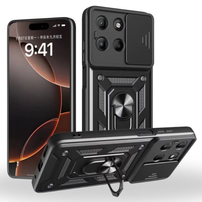 Чохол до мобільного телефона BeCover Military Motorola Moto G57 Power Black (715514) зображення 2