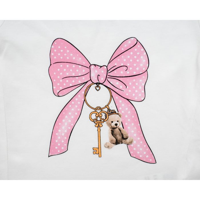 Набір дитячого одягу Breeze з бантиком (20998-116G-pink) зображення 4