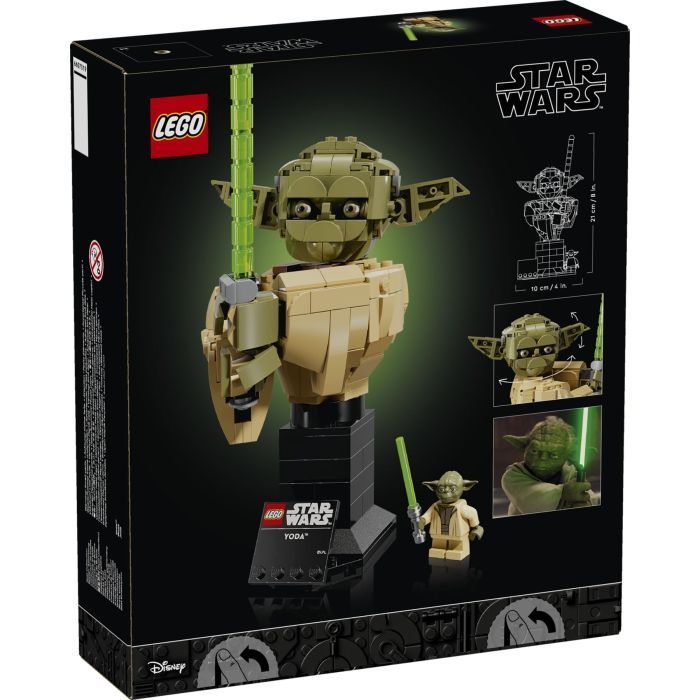 Конструктор LEGO Star Wars Бюст Йоды (75438) изображение 8