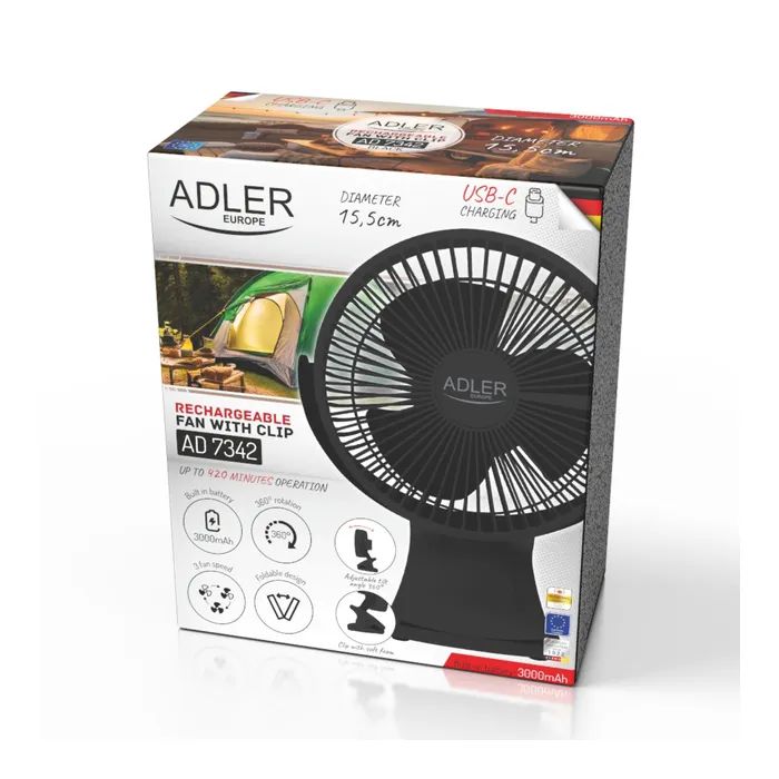 Вентилятор Adler AD7342B изображение 8