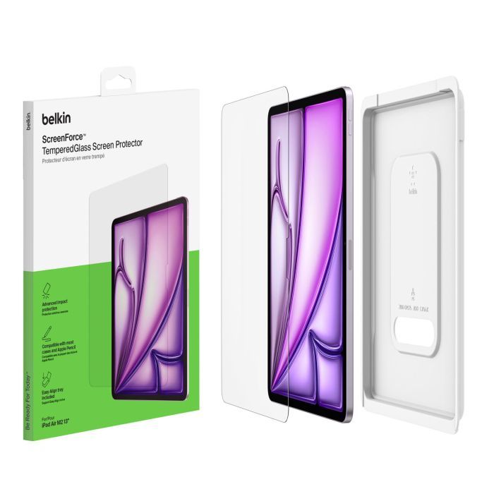 Стекло защитное Belkin TemperedGlass iPad Air 13 (2024 M2/2025 M3) (OVI008HQ) изображение 14
