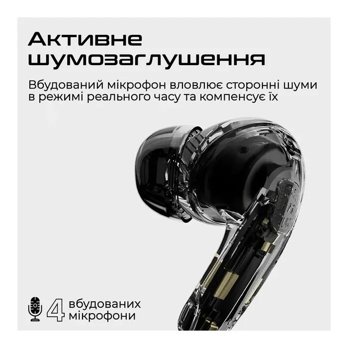 Наушники HiFuture FlyBuds4 AI Black (flybuds4-ai.black) изображение 3