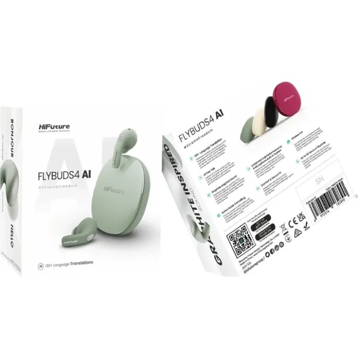 Наушники HiFuture FlyBuds4 AI Black (flybuds4-ai.black) изображение 7