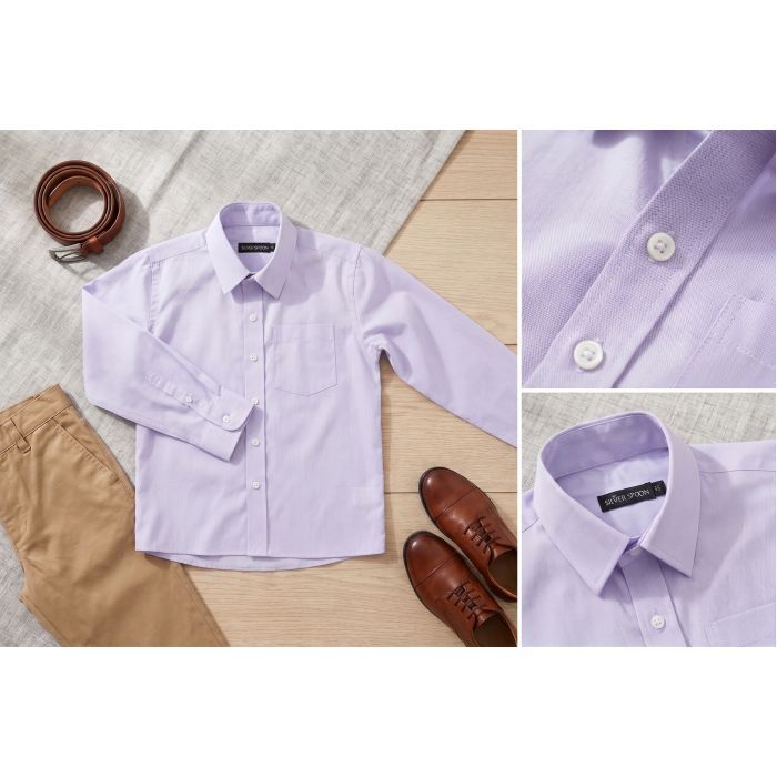 Рубашка детская Silver Spoon с длинным рукавом (SS14B-1402-101-A-122B-lilac) изображение 7