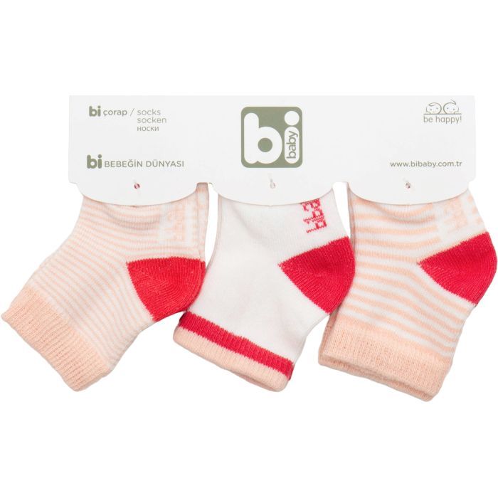Носки детские Bibaby в полоску (68109-0-3-red)