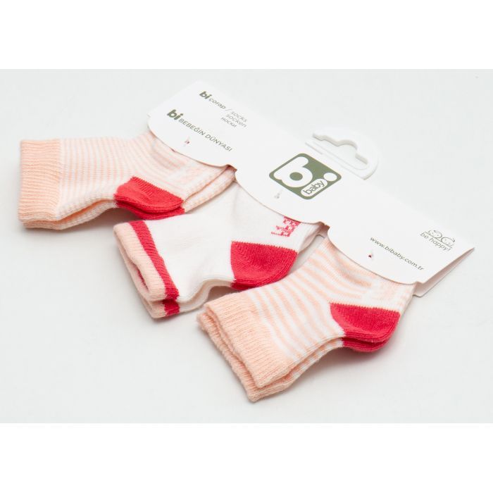 Носки детские Bibaby в полоску (68109-0-3-red) изображение 2