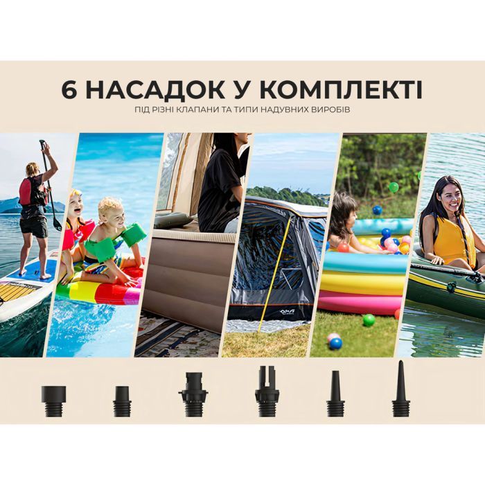 Насос для надувной мебели Litheli OP20 +Power Bank 12500 mAh (U20HW11-0U110) изображение 7