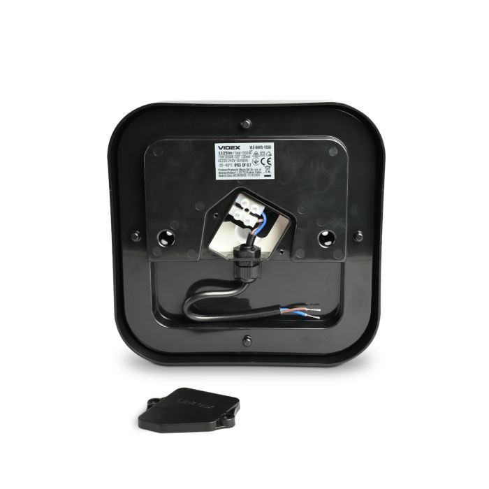Светильник Videx LED світильник ART IP65 квадратний VIDEX VLE-BHFS-155B 15W 5000K Black (VLE-BHFS-155B) изображение 3