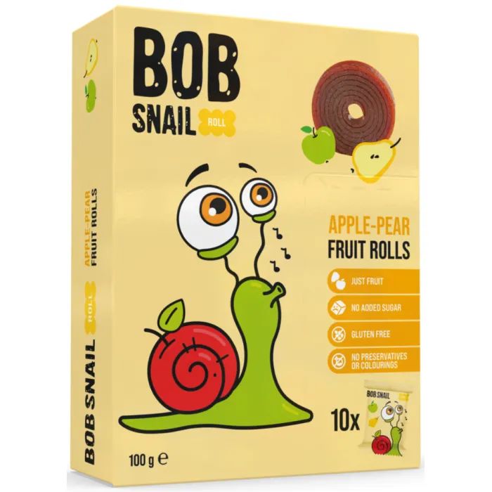 Конфета Bob Snail Яблочно-грушевая 100 г (1740871)