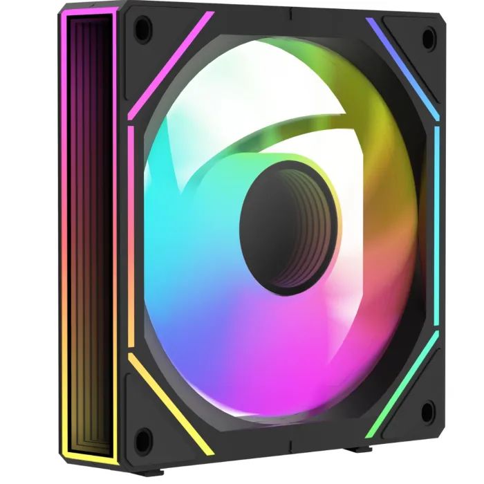 Кулер до корпусу OCYPUS GAMMA F12 UNI ARGB чорний (GAMMA-F12-BK1AM00U-GL) зображення 2