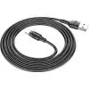 Дата кабель USB 2.0 AM to USB-C 1.0m 3A magnetic X52 black HOCO (6931474735546) изображение 3