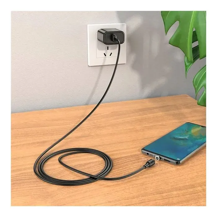 Дата кабель USB 2.0 AM to USB-C 1.0m 3A magnetic X52 black HOCO (6931474735546) изображение 7