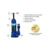Домкрат Vitol DB-02006/T90204, телескопический, гидравлический, 2т, min 181мм, max 345мм (DB-02006) изображение 5