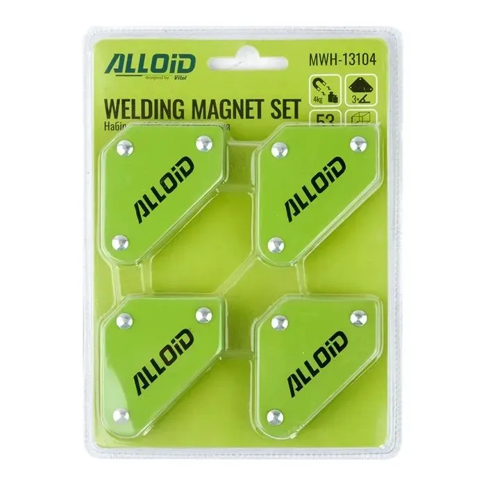 Магнит для сварки Alloid 4кг, 4шт, треугольник (MWH-13104) изображение 3