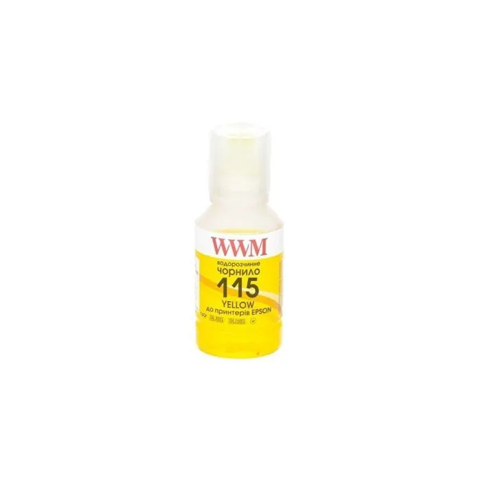 Чернила WWM Epson L8160/L8180 140г Yellow (E115Y) KeyLock (E115Y-WWM)