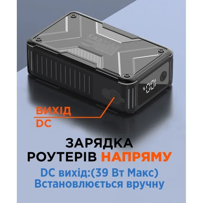 Батарея универсальная Sigma X-power SI20A11QLX-DC 20000mAh, 65W, DC-output 9-22V, outdoor style (4827798844014) изображение 11