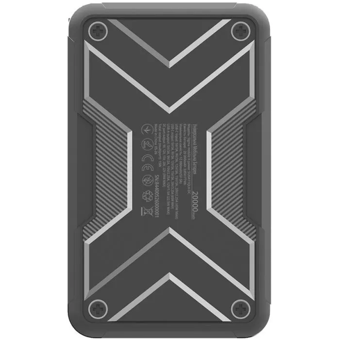 Батарея универсальная Sigma X-power SI20A11QLX-DC 20000mAh, 65W, DC-output 9-22V, outdoor style (4827798844014) изображение 2