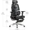 Офісне крісло Mealux S3 Air Plus Black (HF-S3 M/B) зображення 2