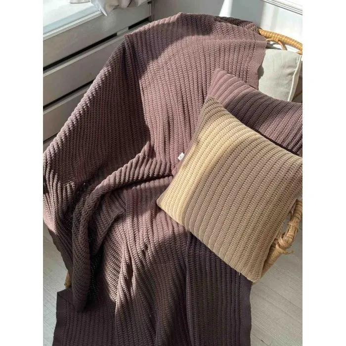 Плед Прованс COTTON шоколадный 50% хлопок 50% акрил 200 х 220 см (040380) изображение 7