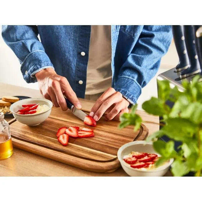 Набор ножей Tefal EverSharp Pro з блоком 6 предметів синій (K297S744) изображение 18