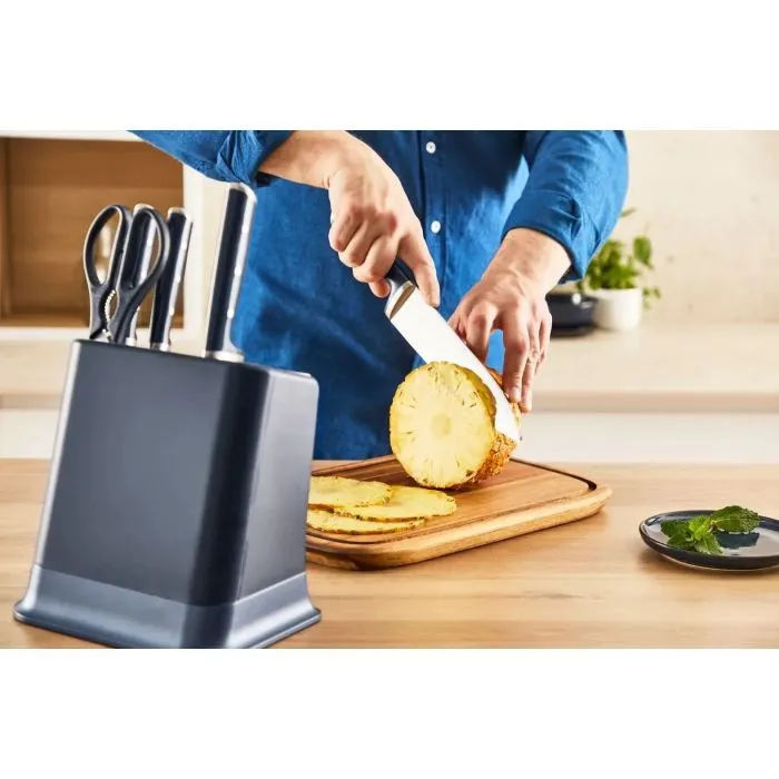 Набор ножей Tefal EverSharp Pro з блоком 6 предметів синій (K297S744) изображение 23