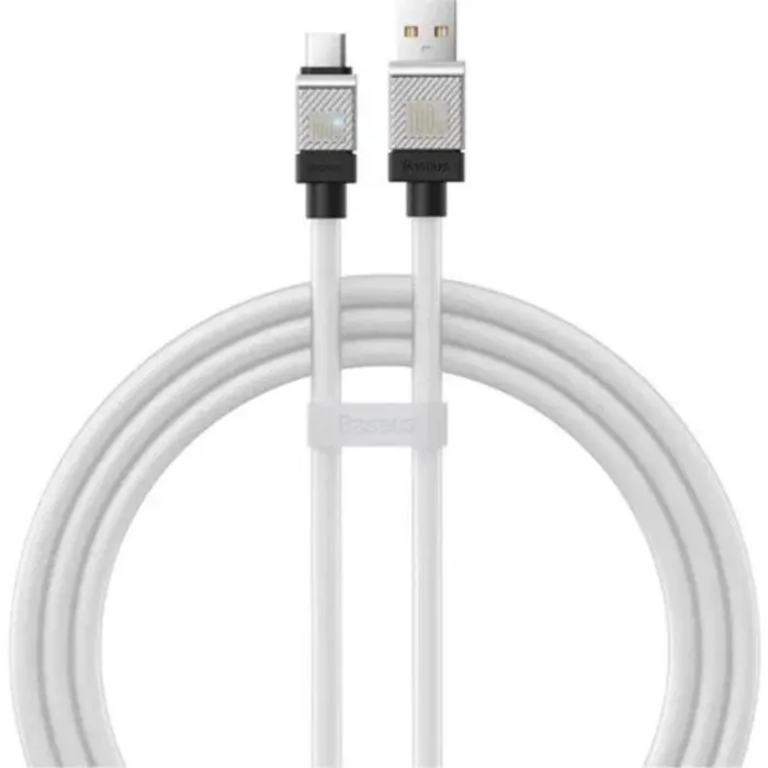 Дата кабель USB AM to USB-C 1.0m 100W white Baseus (CAKW000602) изображение 2