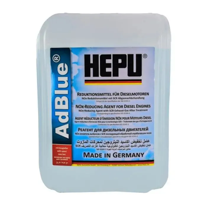 Присадка автомобильная HEPU AdBlue NOX-Reducing Agent for diesel Engine 10л (AD-BLUE-010)