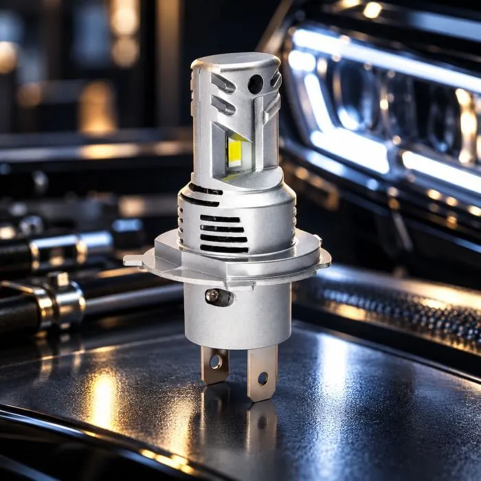 Автолампа Vitol LV1-H4/LED-chips 3570 CSP/9-18v/35w/3000Lm/6000K (LV1-H4) зображення 5