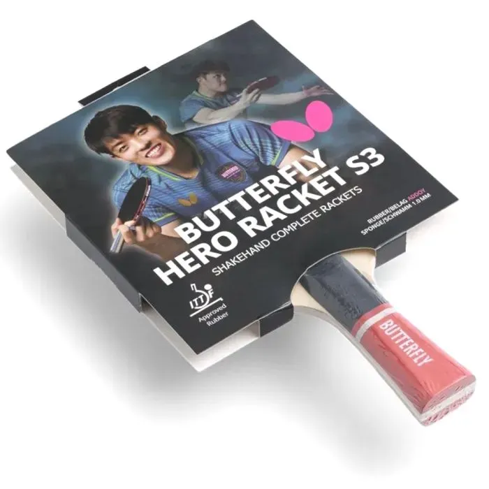 Ракетка для настільного тенісу Butterfly HERO Racket S3 Dang Qiu (6251730002) (932286) зображення 5