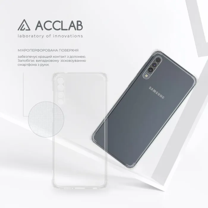 Чохол до мобільного телефона ACCLAB ShockProof Samsung Galaxy A50 Transparent (1283126565540) зображення 5