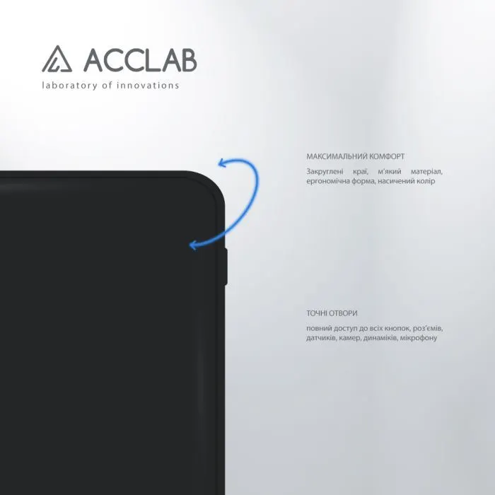 Чохол до мобільного телефона ACCLAB SoftShell Xiaomi Redmi Note 13 4G Black (1283126592157) зображення 3