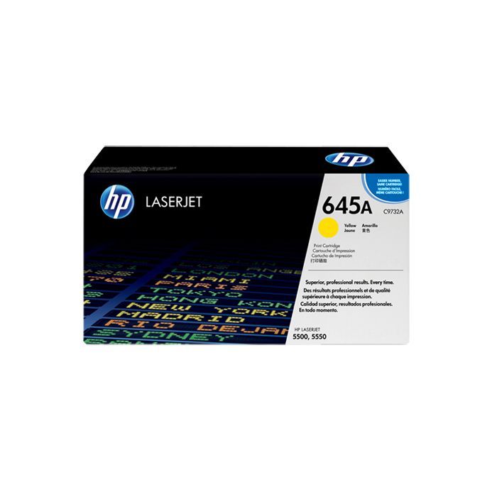 Картридж HP CLJ  645A yellow, для 5500/5550 series (C9732A)