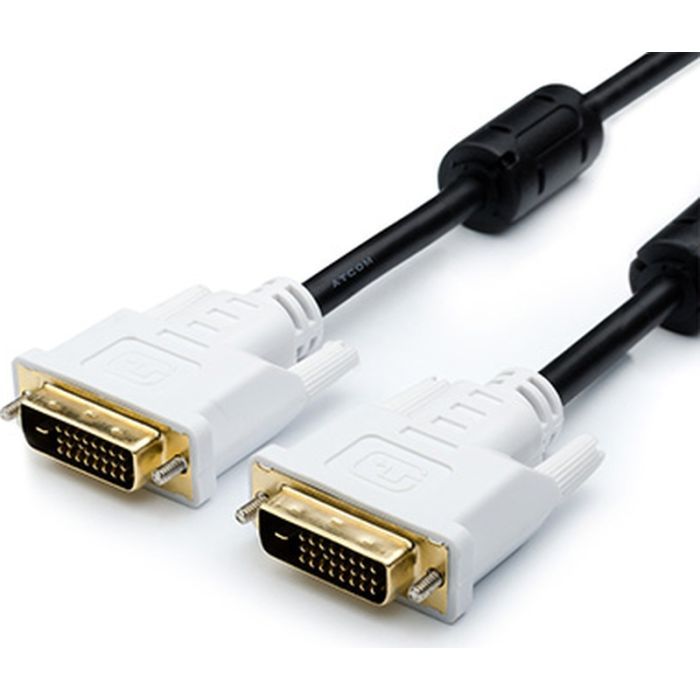 Кабель мультимедійний DVI to DVI 24+1pin, 3.0m Atcom (9148)