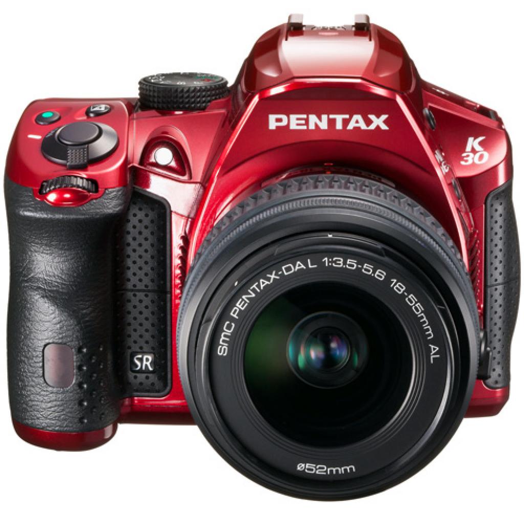 Цифровой фотоаппарат Pentax K-30 crystal red + DA 18-55mm WR (14616) изображение 2
